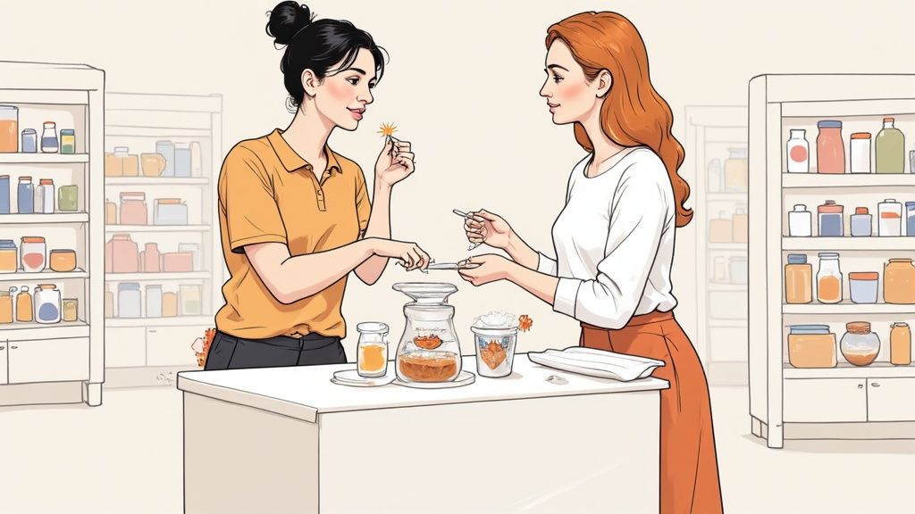 Sampling and Product Demonstration (Dégustation et Démonstration)