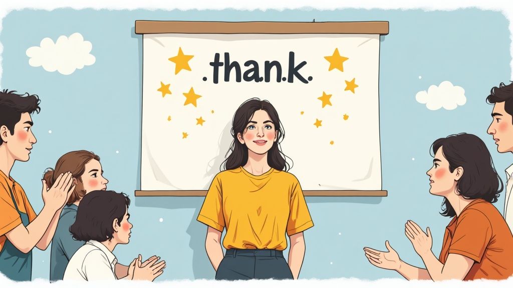 Collègues se félicitant avec un high-five dans un espace de travail lumineux