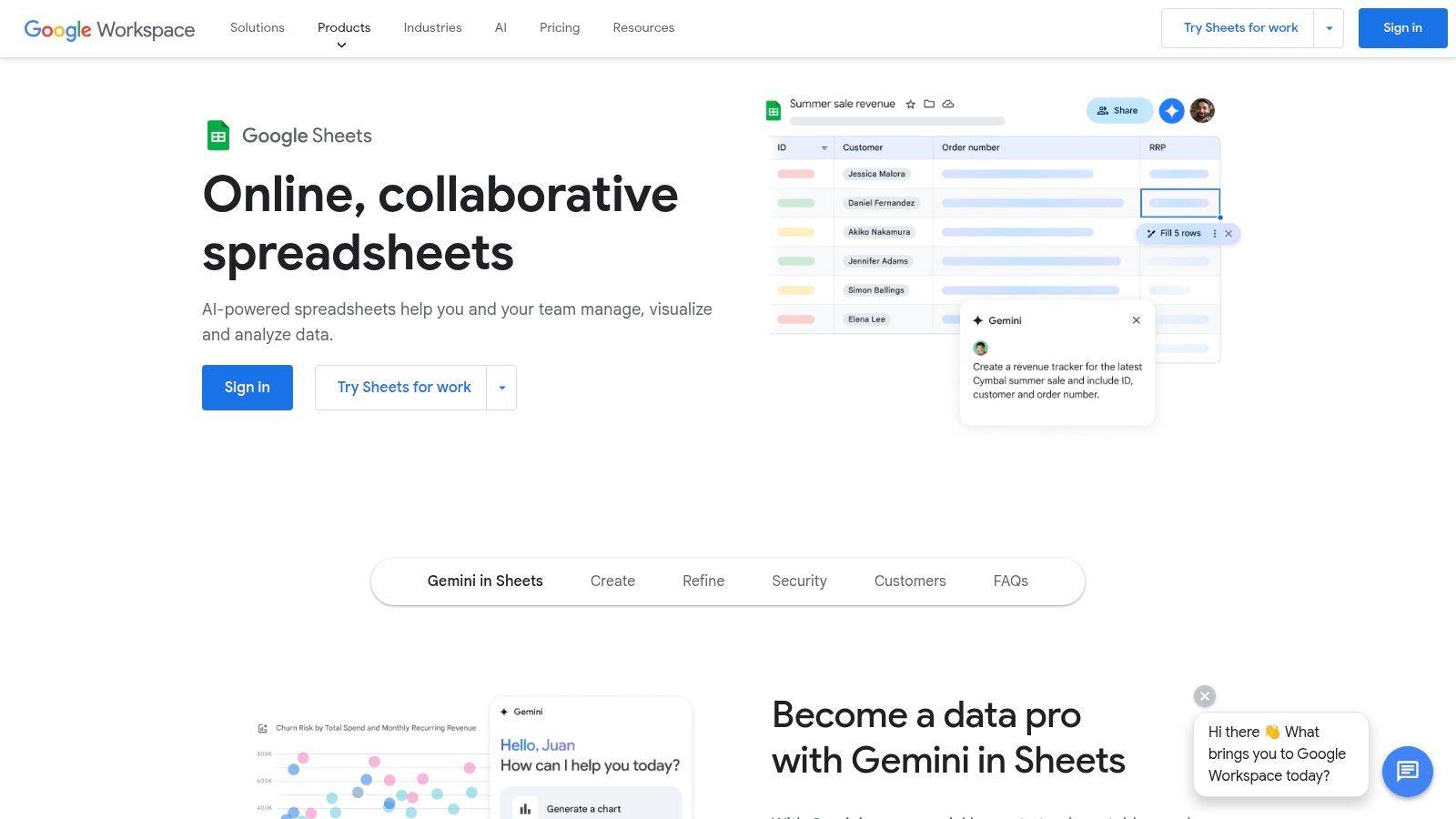 Google Sheets
