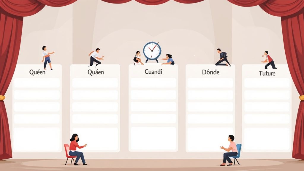 Una persona organizando un horario de trabajo en una pizarra de cristal