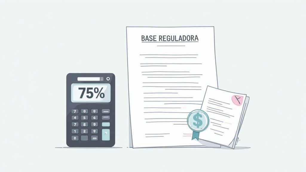 Una persona usando una calculadora junto a un ordenador portátil, simbolizando la planificación financiera.