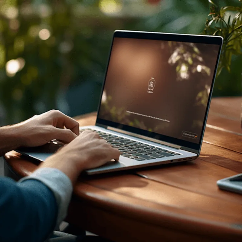 Outdoor Remote Work Serenity