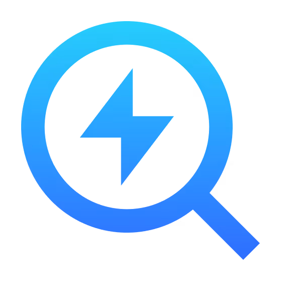 Icon of ai search speed