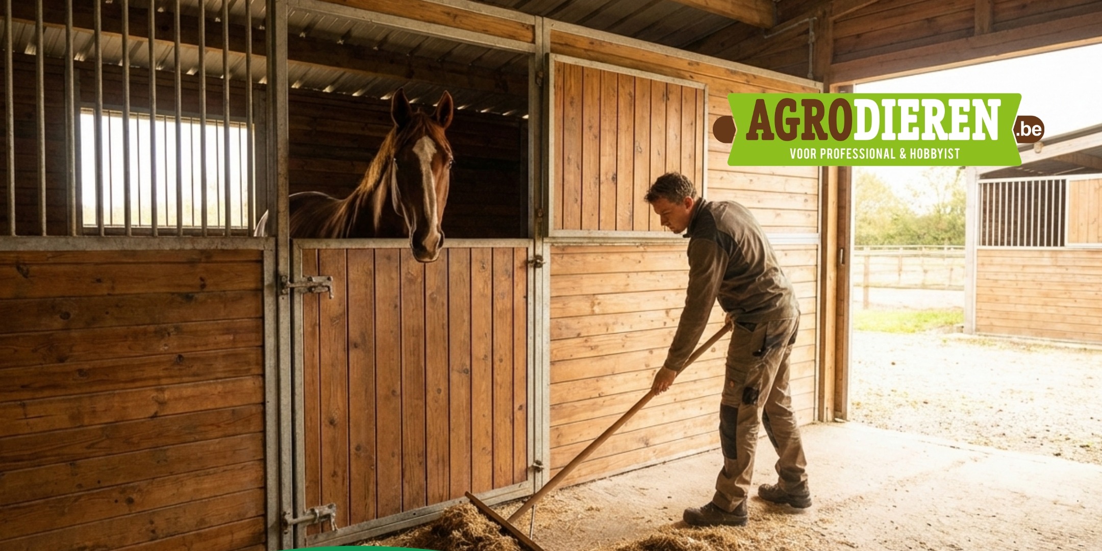 Agrodieren - stal met paard