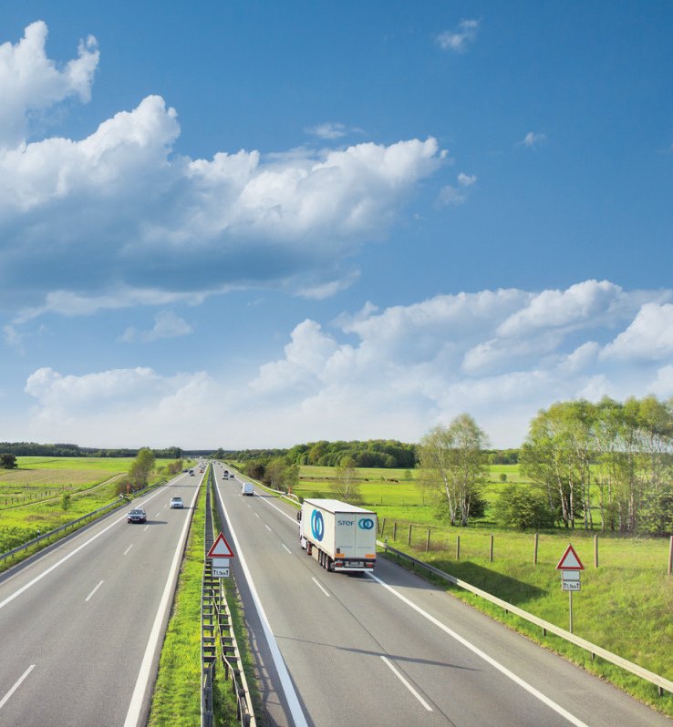STEF - internationaal koeltransport onderweg door Europa