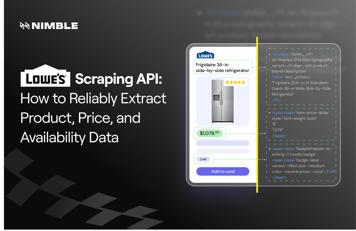 Lowe’s Scraping API: How to Reliably Extract Product, Price, and Availability Data