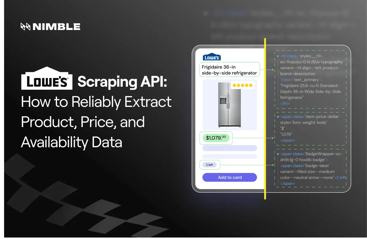 Lowe’s Scraping API: How to Reliably Extract Product, Price, and Availability Data