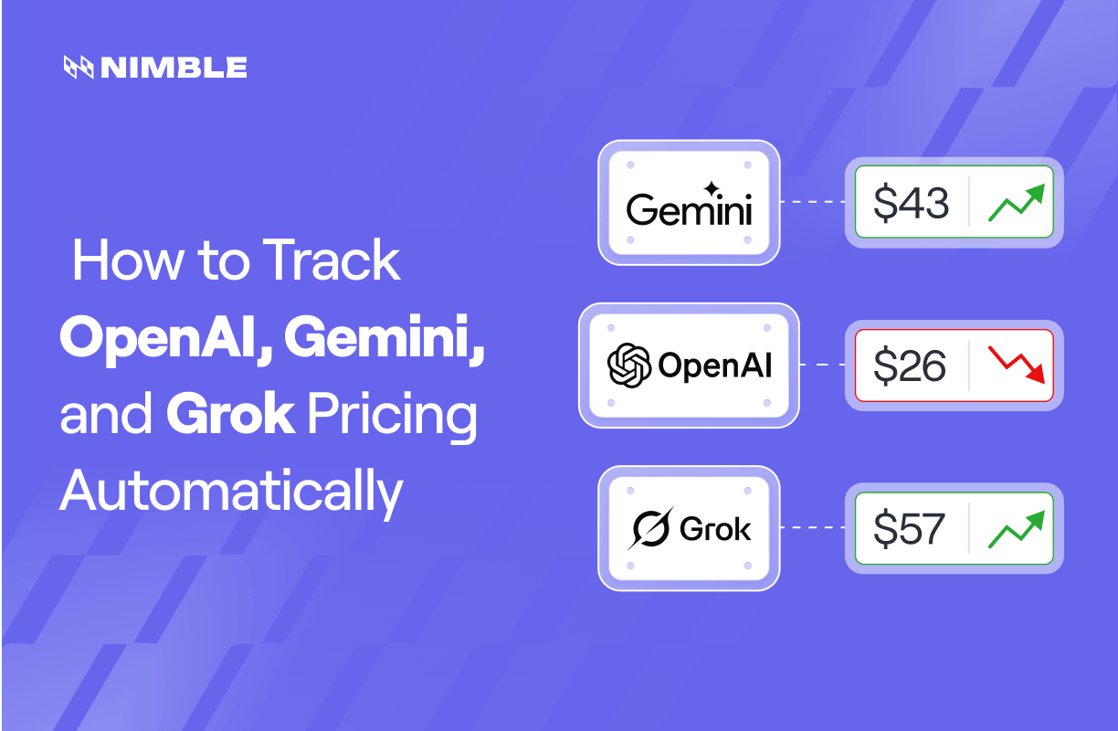 How to Track OpenAI, Gemini, and Grok Pricing Automatically