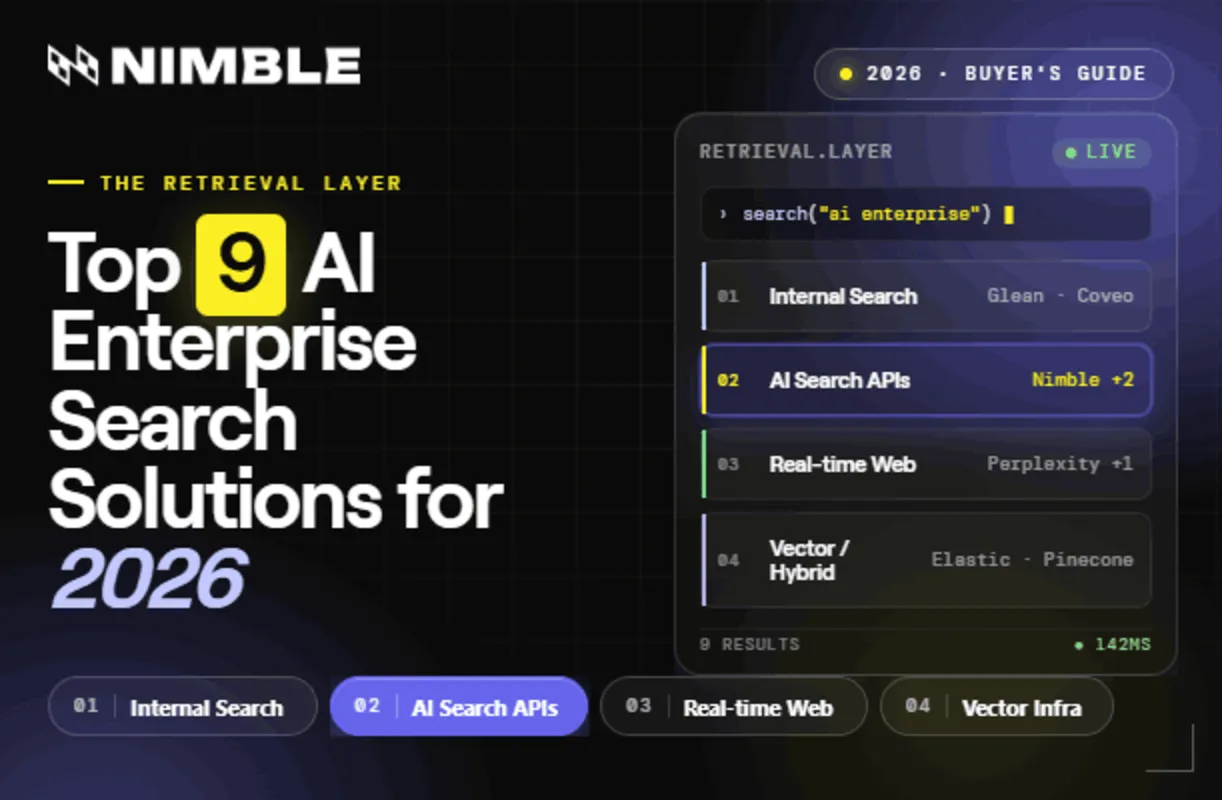 Top 9 AI Enterprise Search Solutions for 2026