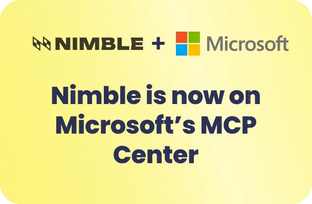 Nimble MCP Lands on Microsoft's Azure MCP Center