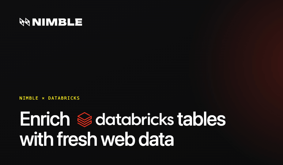 How to Enrich Databricks Tables with Fresh Web Data in Minutes + Examples