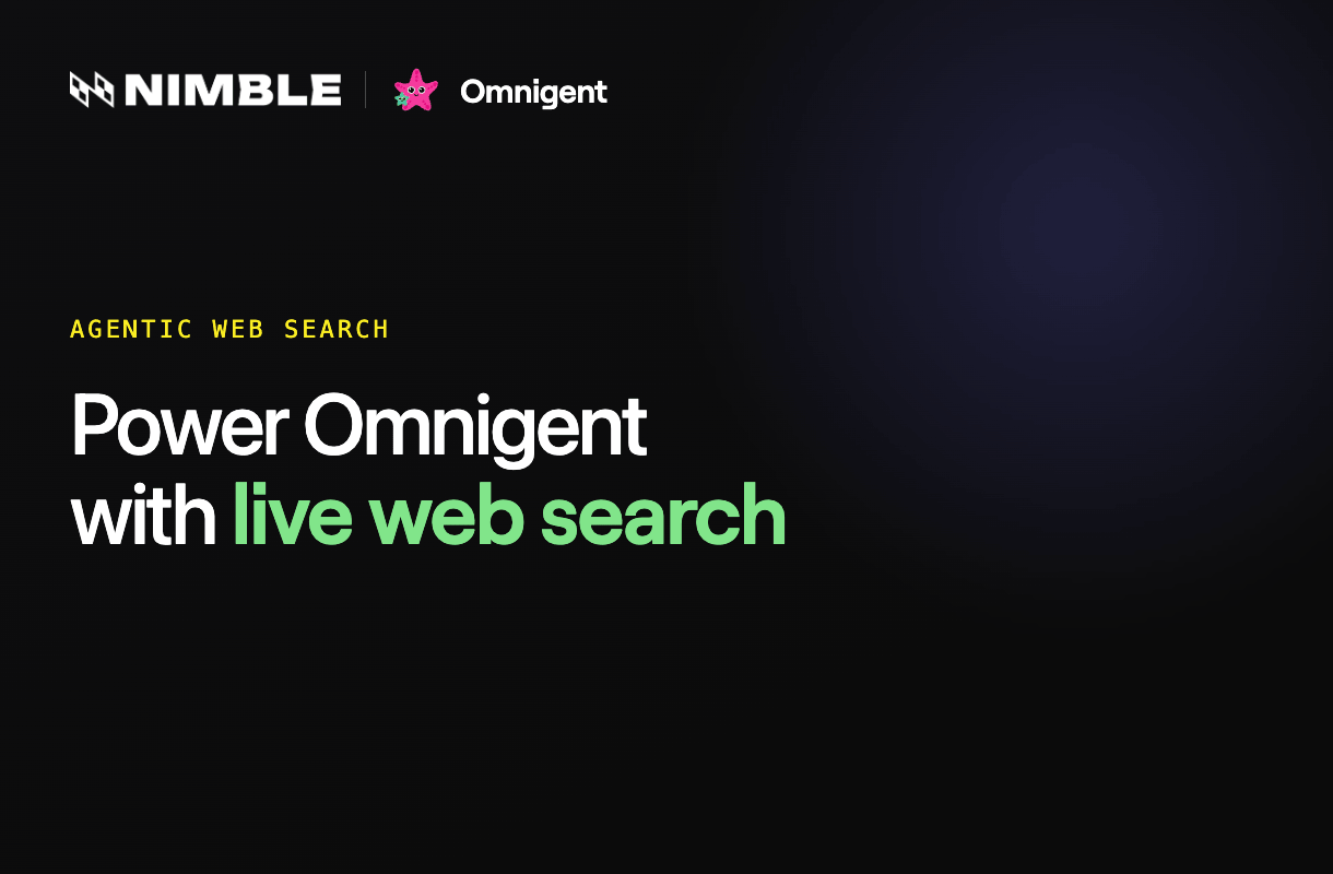 Nimble Is Now a Built-In Web Search Provider for Omnigent