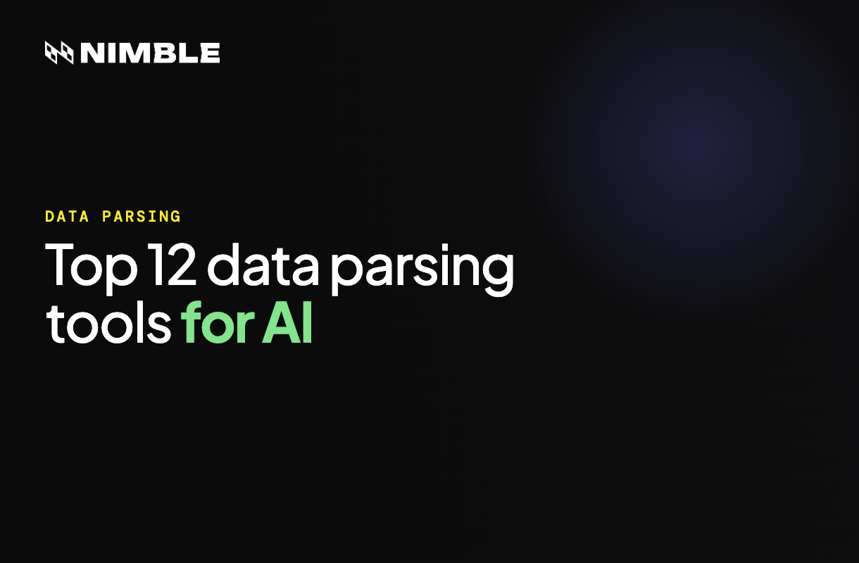 Top 12 Data Parsing Tools for AI