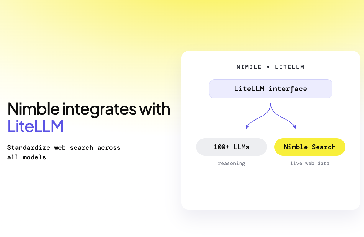 Build LiteLLM Apps with Live Web Search Through One Interface