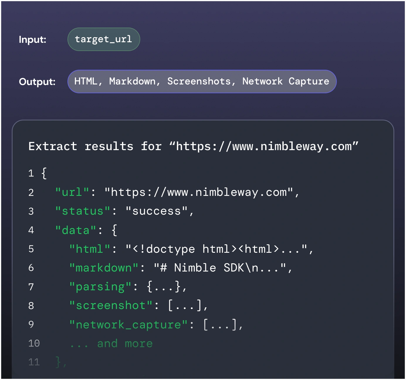 Nimble Extract API: Managed webpage retrieval and extraction for AI workflows