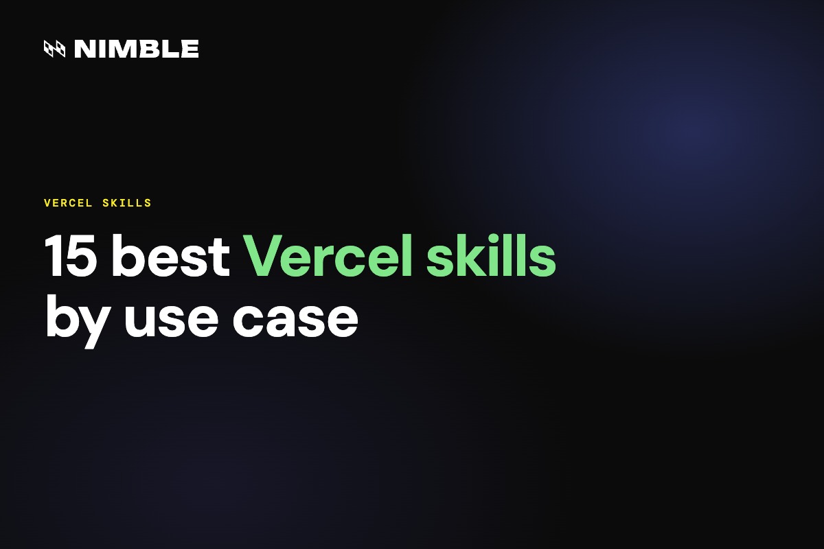 15 Best Vercel Skills by Use Case