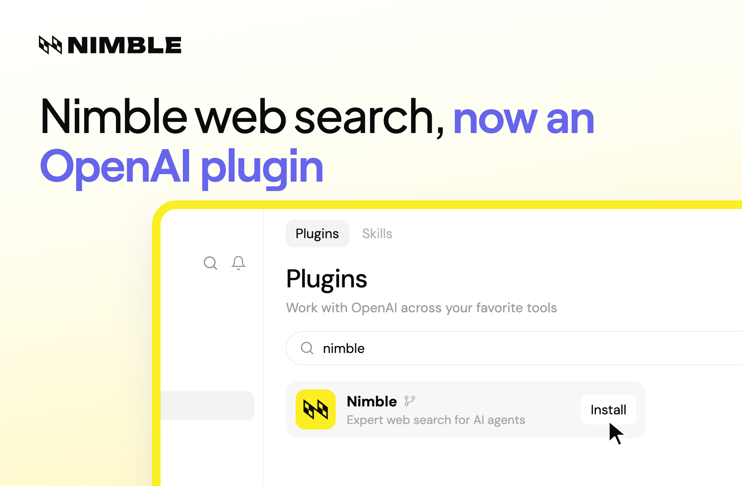 Nimble expert web search is now on ChatGPT and Codex
