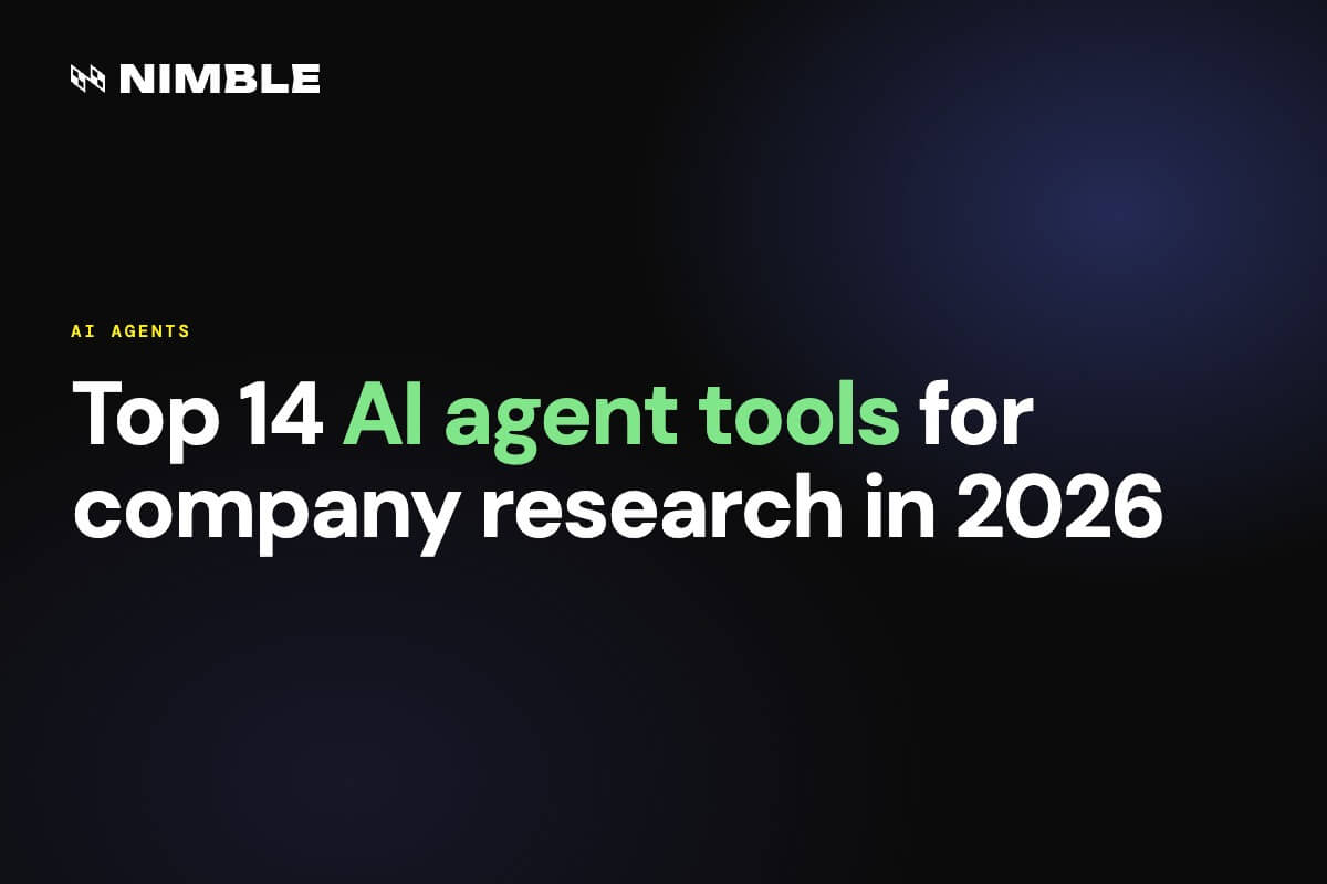 Top 14 AI Agent Tools for Company Research in 2026