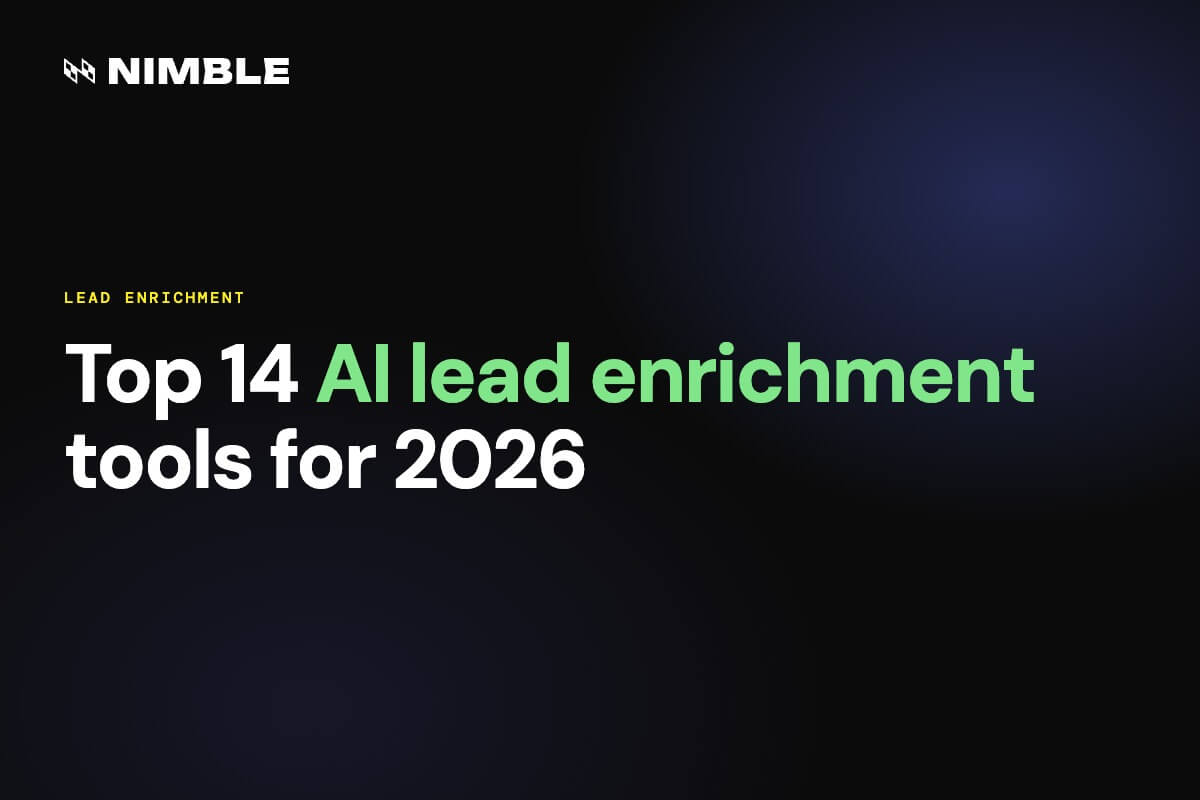 Top 14 AI Lead Enrichment Tools for 2026