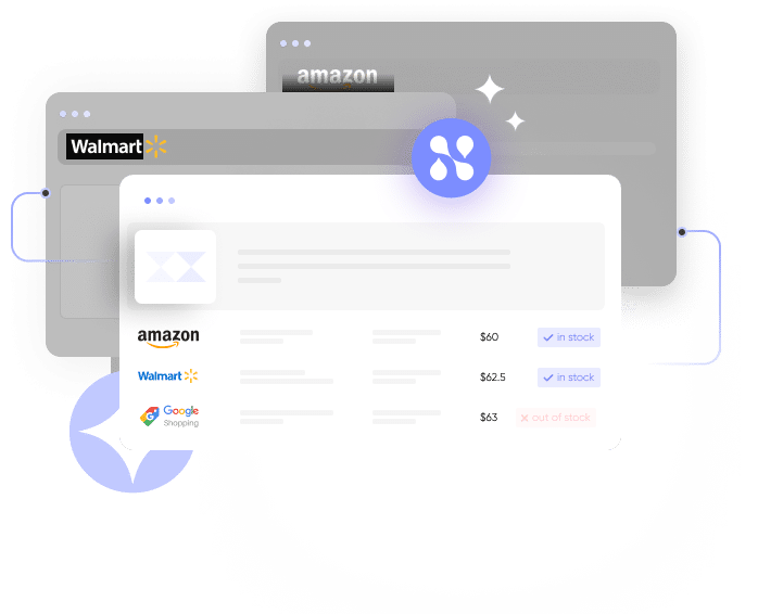 a series of colored boxes that look like opened browser windows