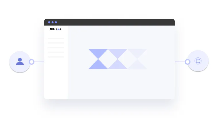 how api works card #2, a white box with purple icons