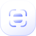 Blue rounded square icon with a stylized infinity symbol in the center.
