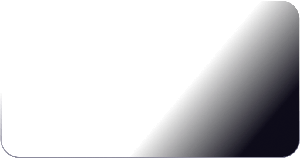 Black rounded rectangle with a subtle diagonal gradient and shadow on the top left corner.