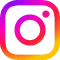 Instagram app icon with a colorful gradient background.