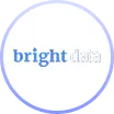 Bright Data company logo in blue and light gray text inside a rounded border.