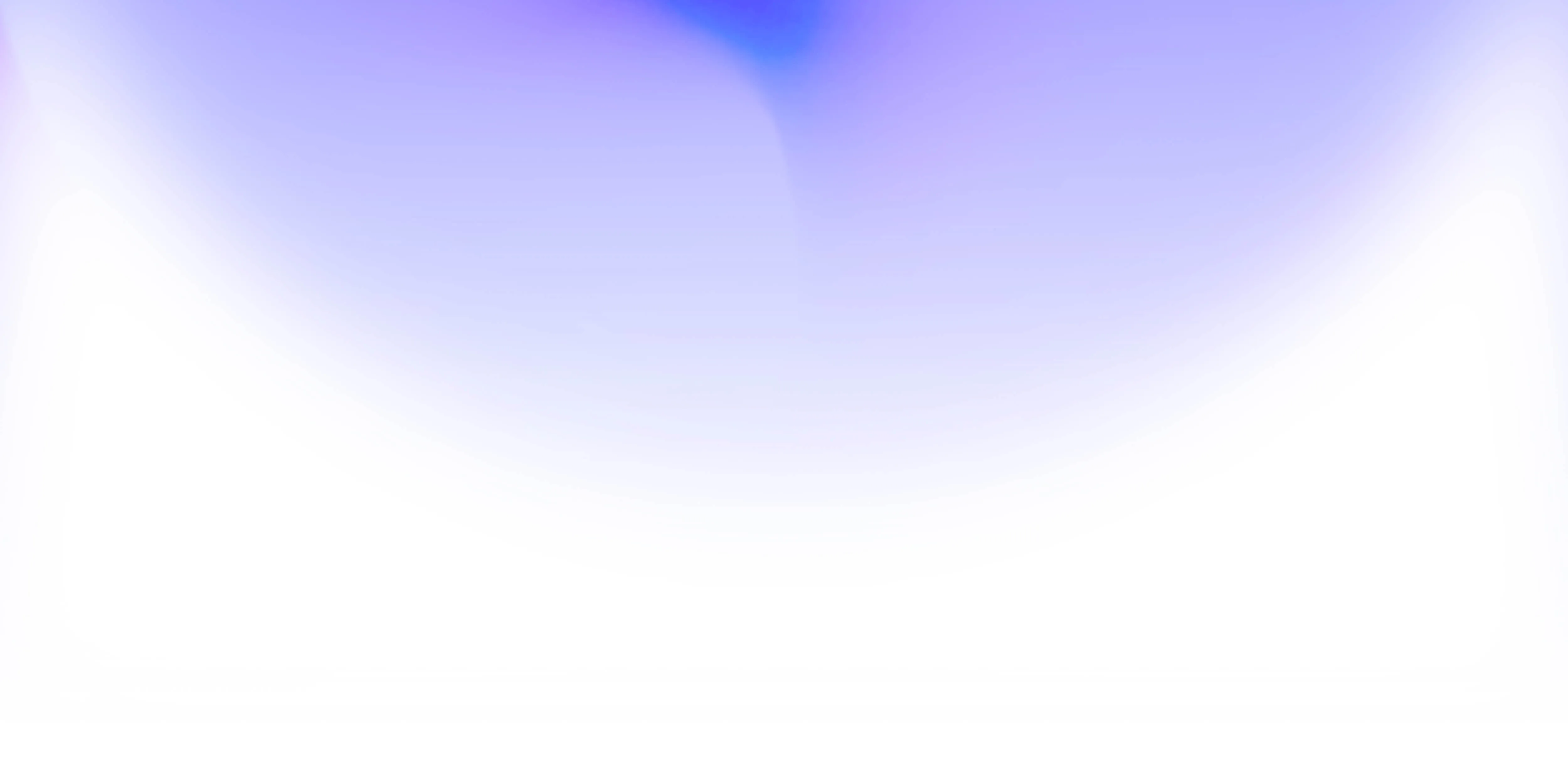 Abstract soft gradient background blending white and shades of blue and purple.