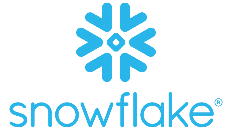 Snowflake brand logo.