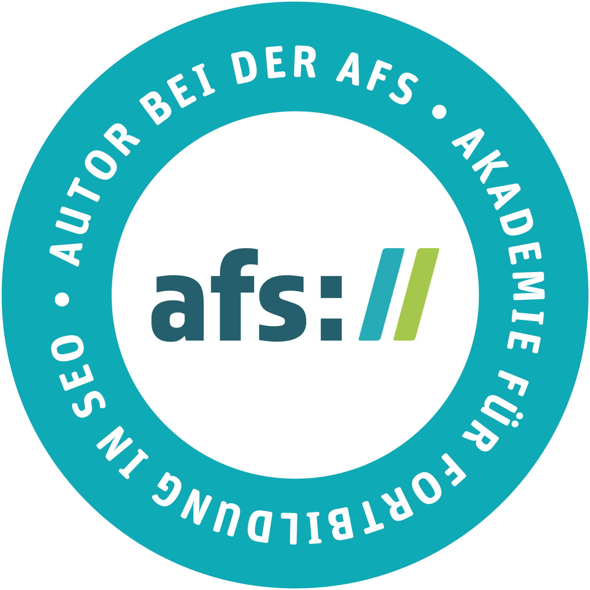 Autor bei der afs-Akademie für Fortbildung in SEO
