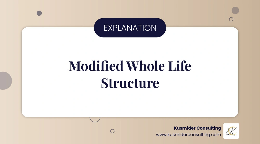Modified whole life insurance structure: premium phases, death benefit, and cash value timeline infographic Modified whole life insurance structure: premium phases, death benefit, and cash value timeline infographic