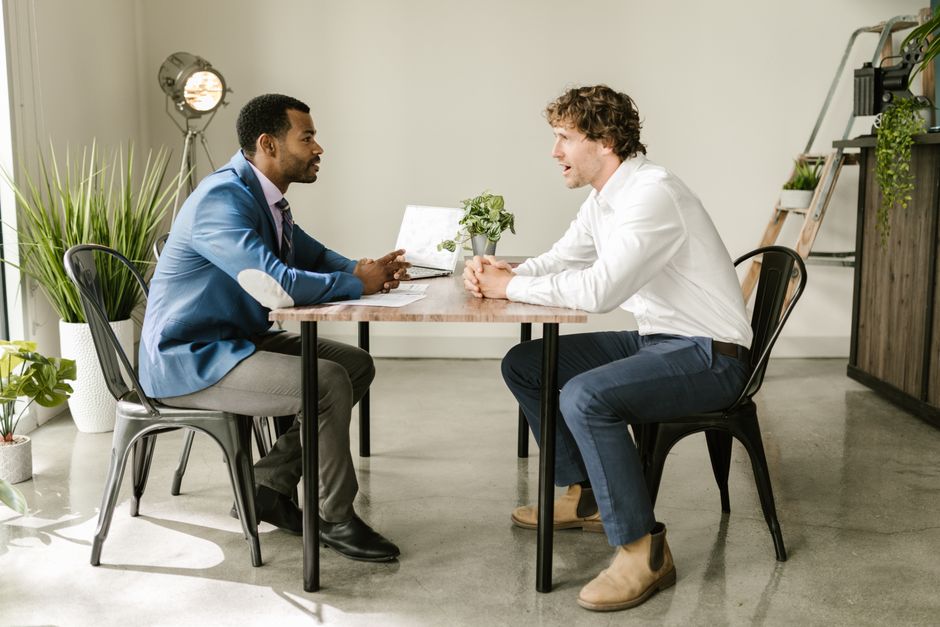 Advisor discussing key person life insurance and business continuity