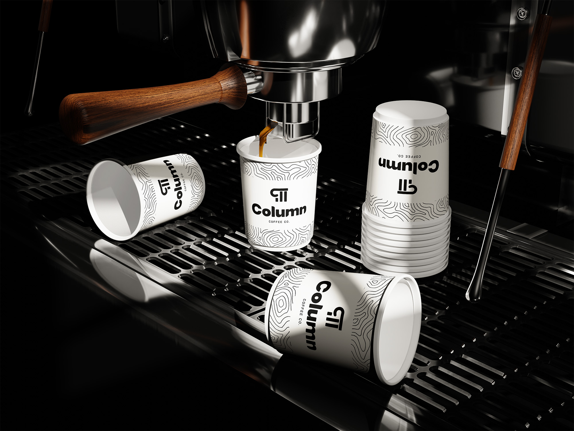 Column Coffee | Coffee Roaster Logo & Brand Design | Ten10 Creative