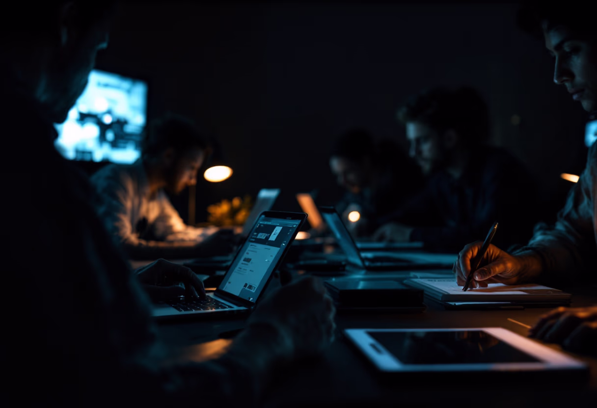 image of a digital business meeting in progress