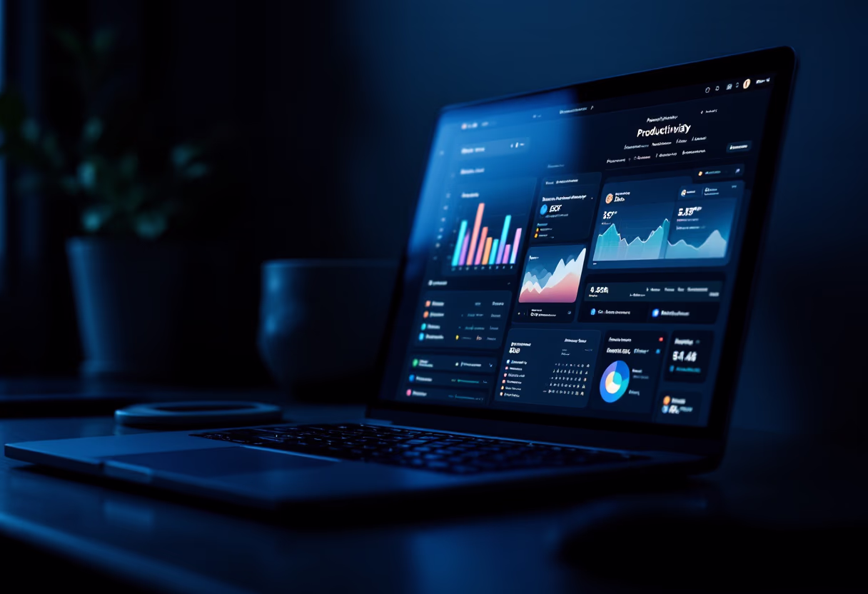 [interface] screenshot of the software interface (for a productivity tools business)