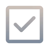 Checklisten-Icon für erledigte Aufgaben im digitalen Backoffice