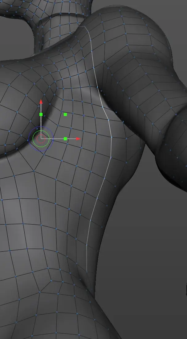 the edge loop in question