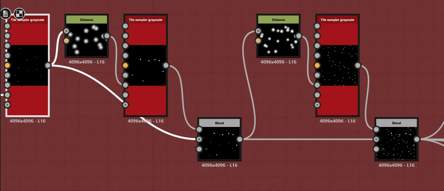 generating the circles in small batches