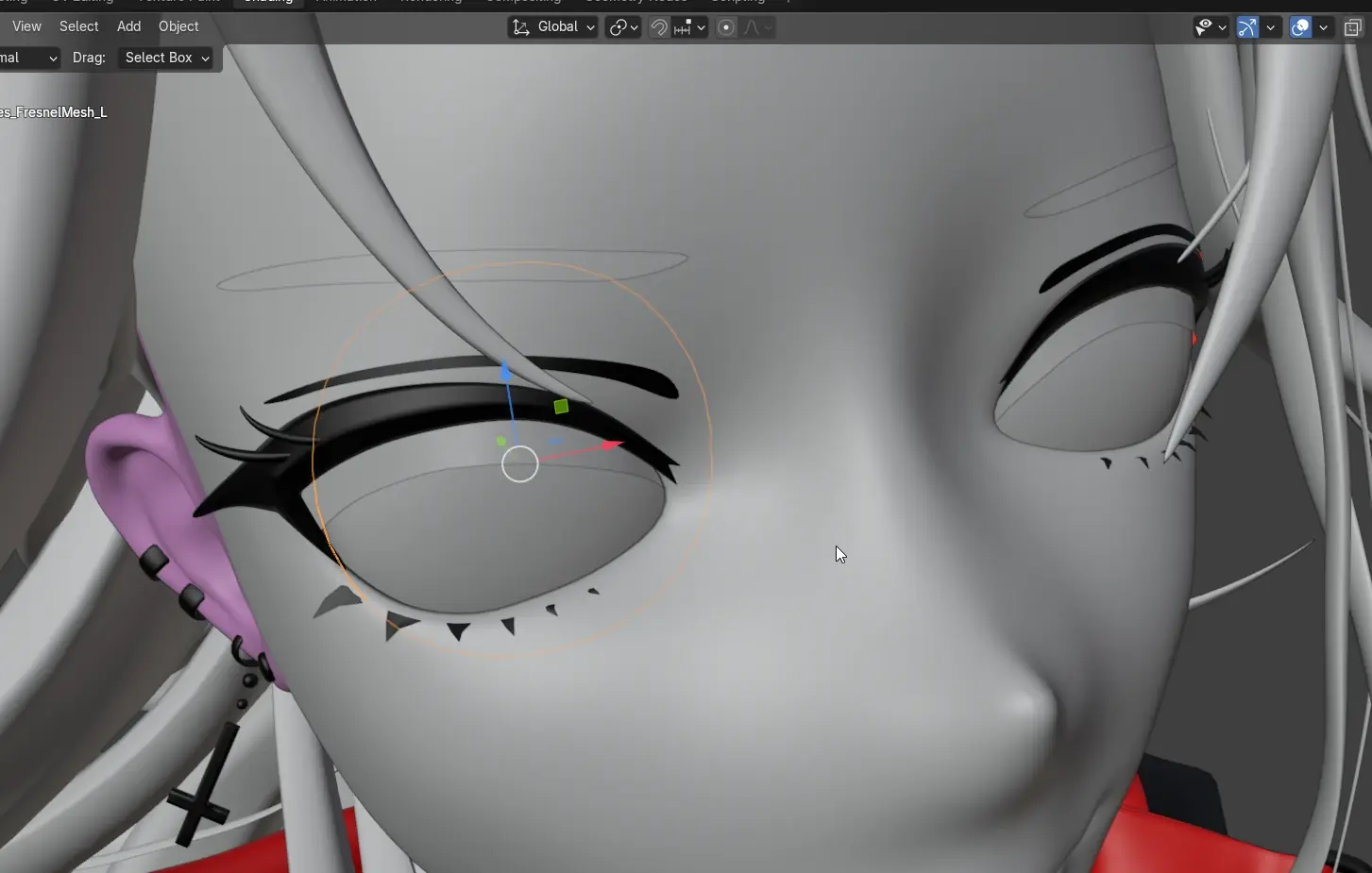 eye fresnel mesh