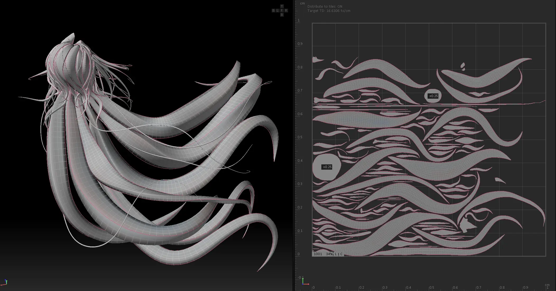 hair UVs