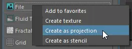 create the projection setup (2)