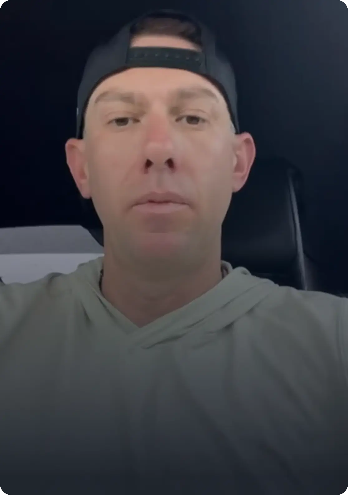 Video testimonial from client sharing fat loss results and coaching experience