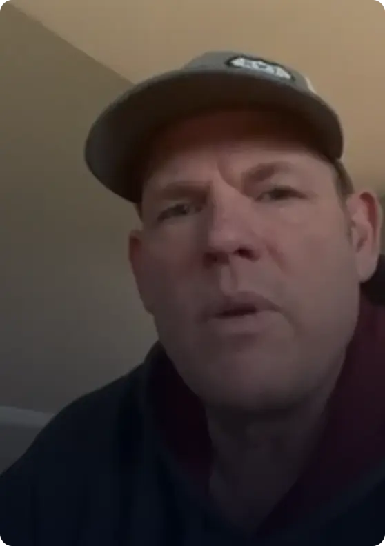 Real client video testimonial explaining results from online fitness coaching program