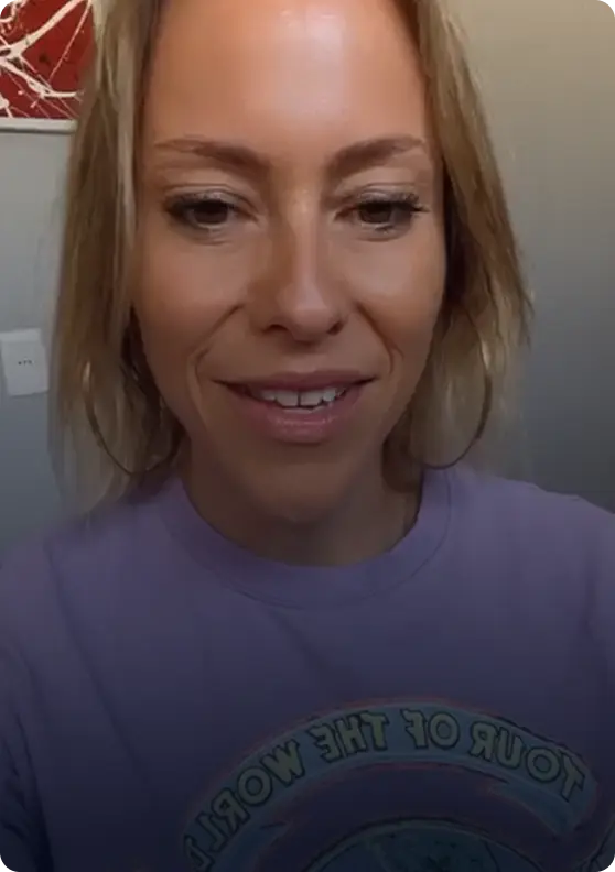 Client testimonial video about fitness coaching results and long-term progress