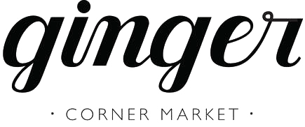 ginger corner market black logo version