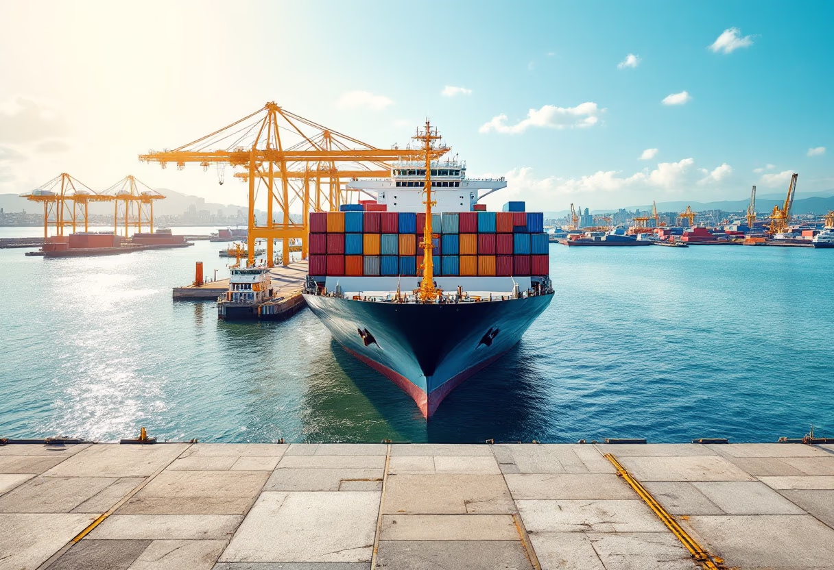 image of cargo shipping operations