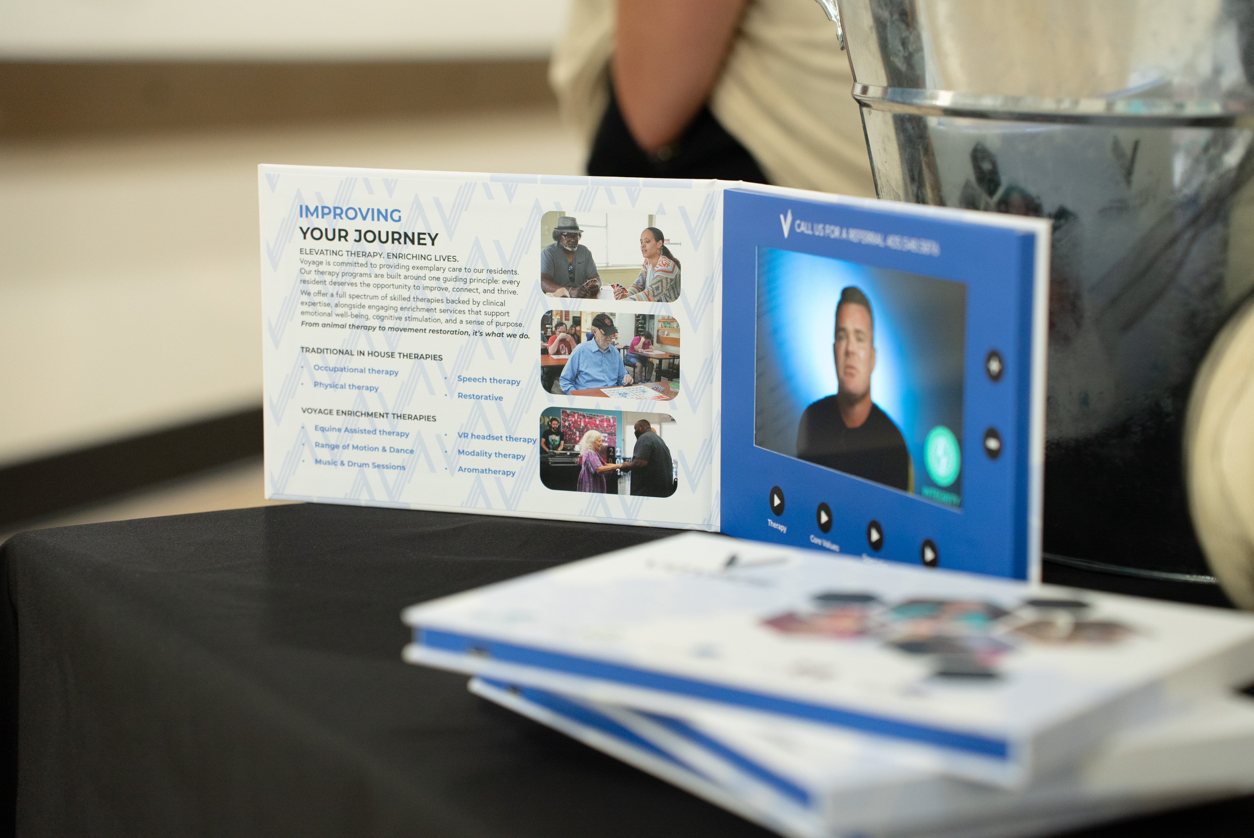 Man smiling at baseball game