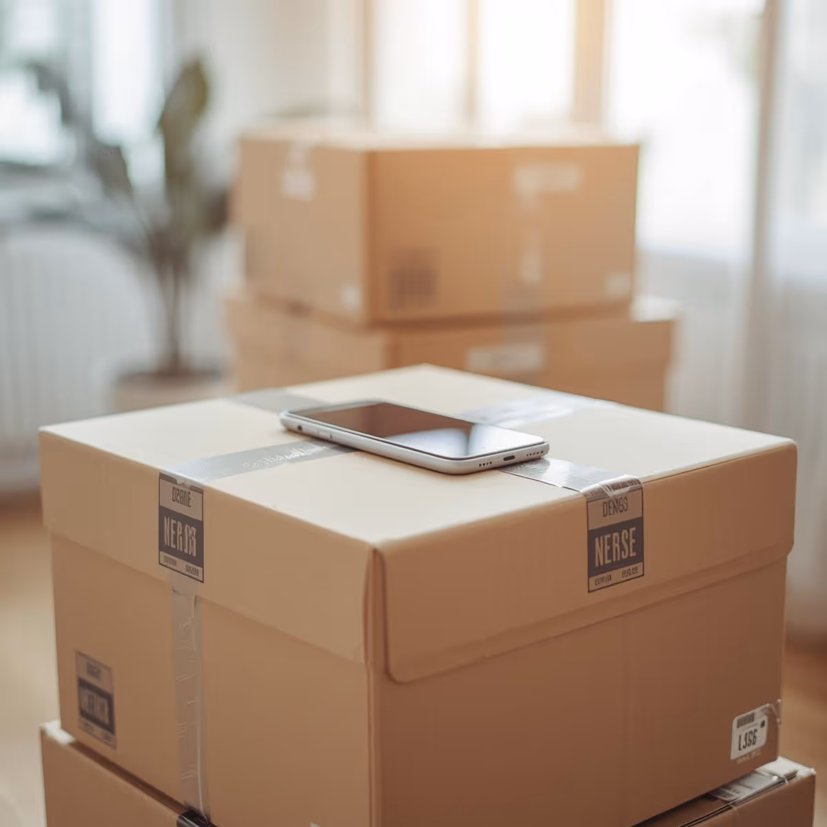 moving & storage service: loading a truck